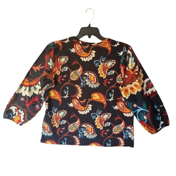 Chico's Top Blouse Size Large Multicolor Long Sleeve Pullover For Women - Picture 9 of 11